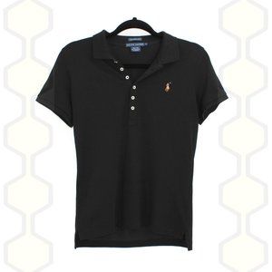 Ralph Lauren Top The Skinny Polo Black L